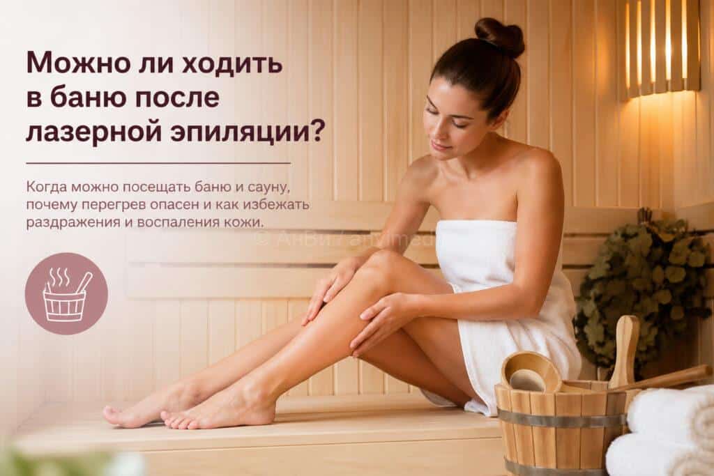 можно ли ходить в баню после лазерной эпиляции уход за кожей после процедуры