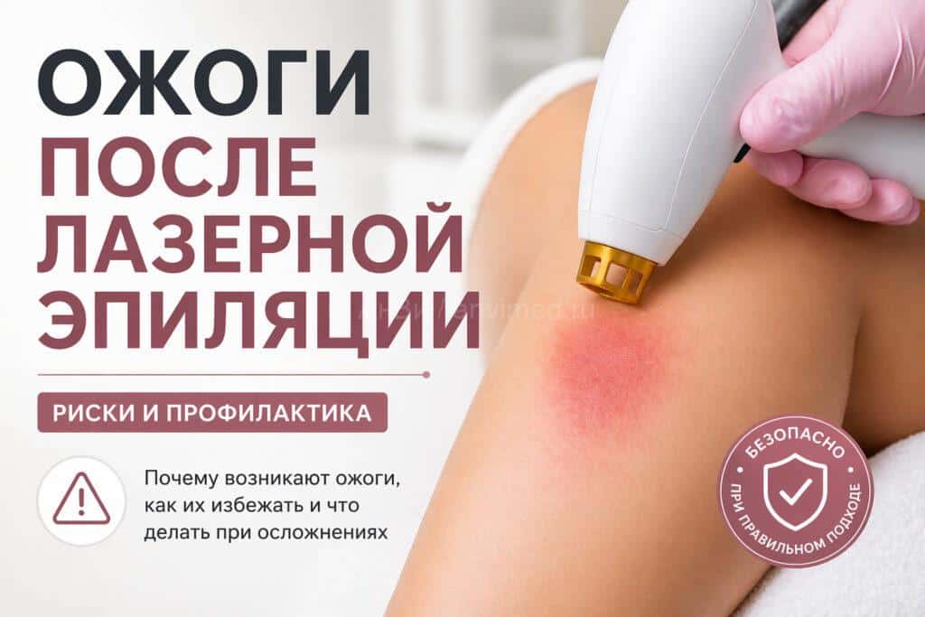 Ожоги после лазерной эпиляции — причины, риски и профилактика