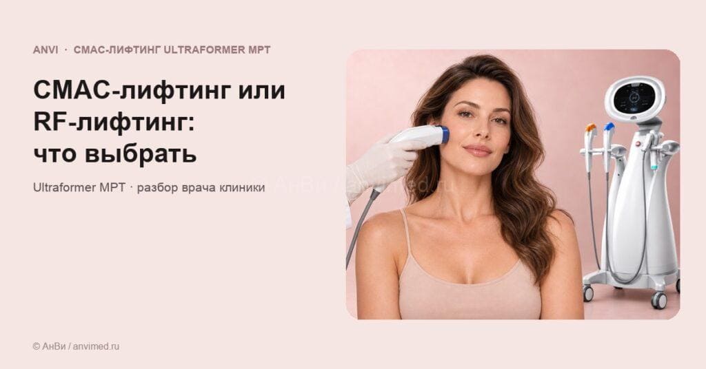 СМАС-лифтинг или RF-лифтинг — обложка статьи v2